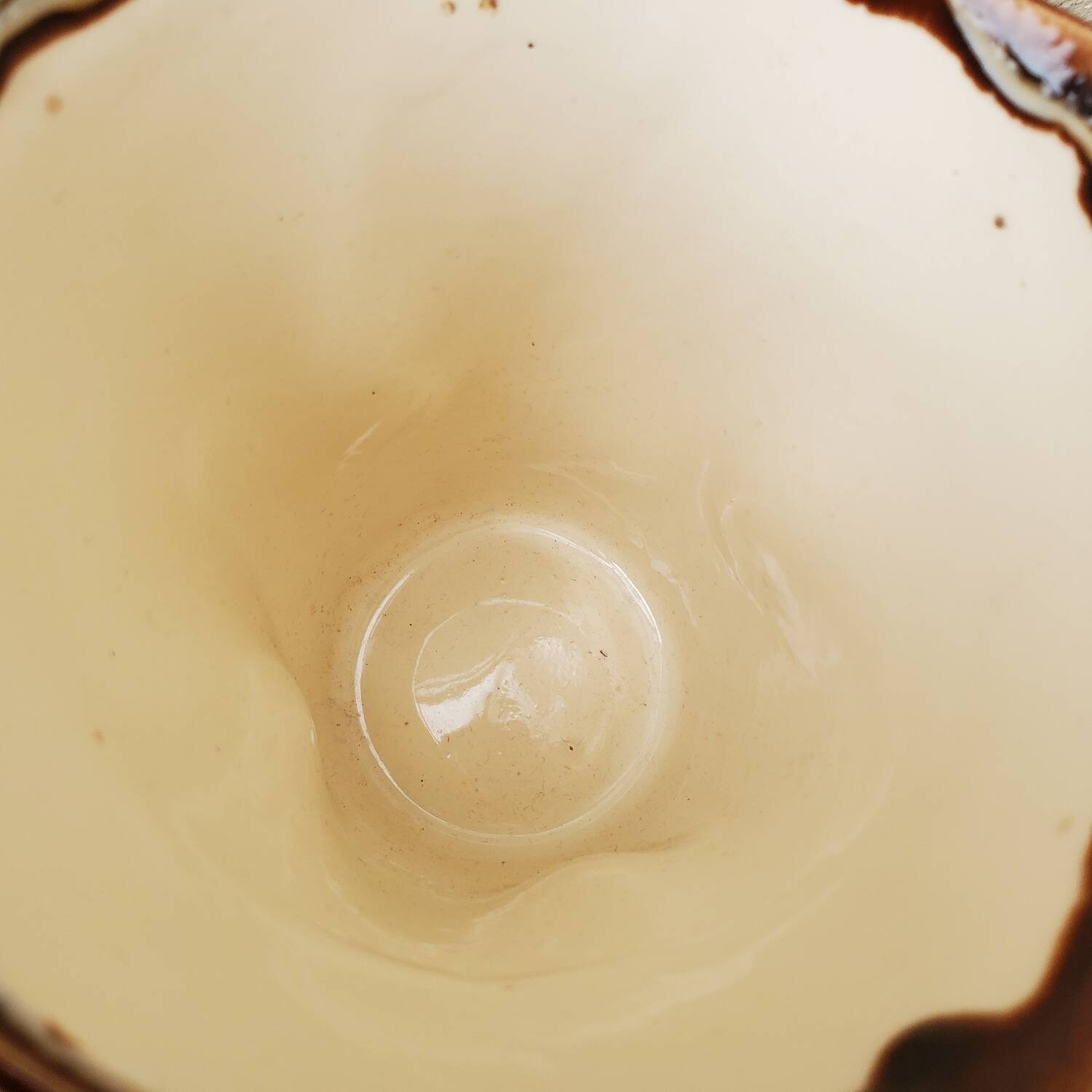 Fat Lava vintage ceramic vase
