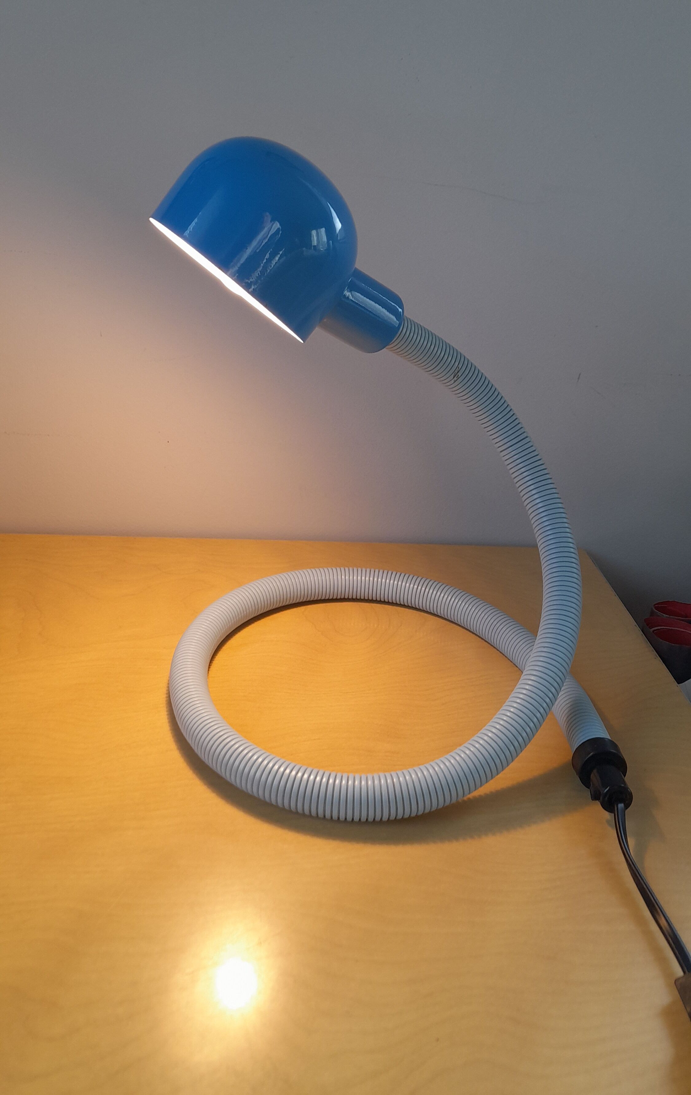 Blue snake lamp