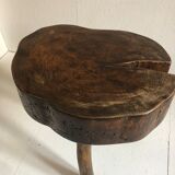 Brutalist tripod coffee table