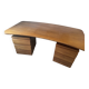 Bureau design en orme massif