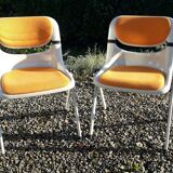 Duo of Dorsal chairs by E Ambasz and G Piretti in 1990