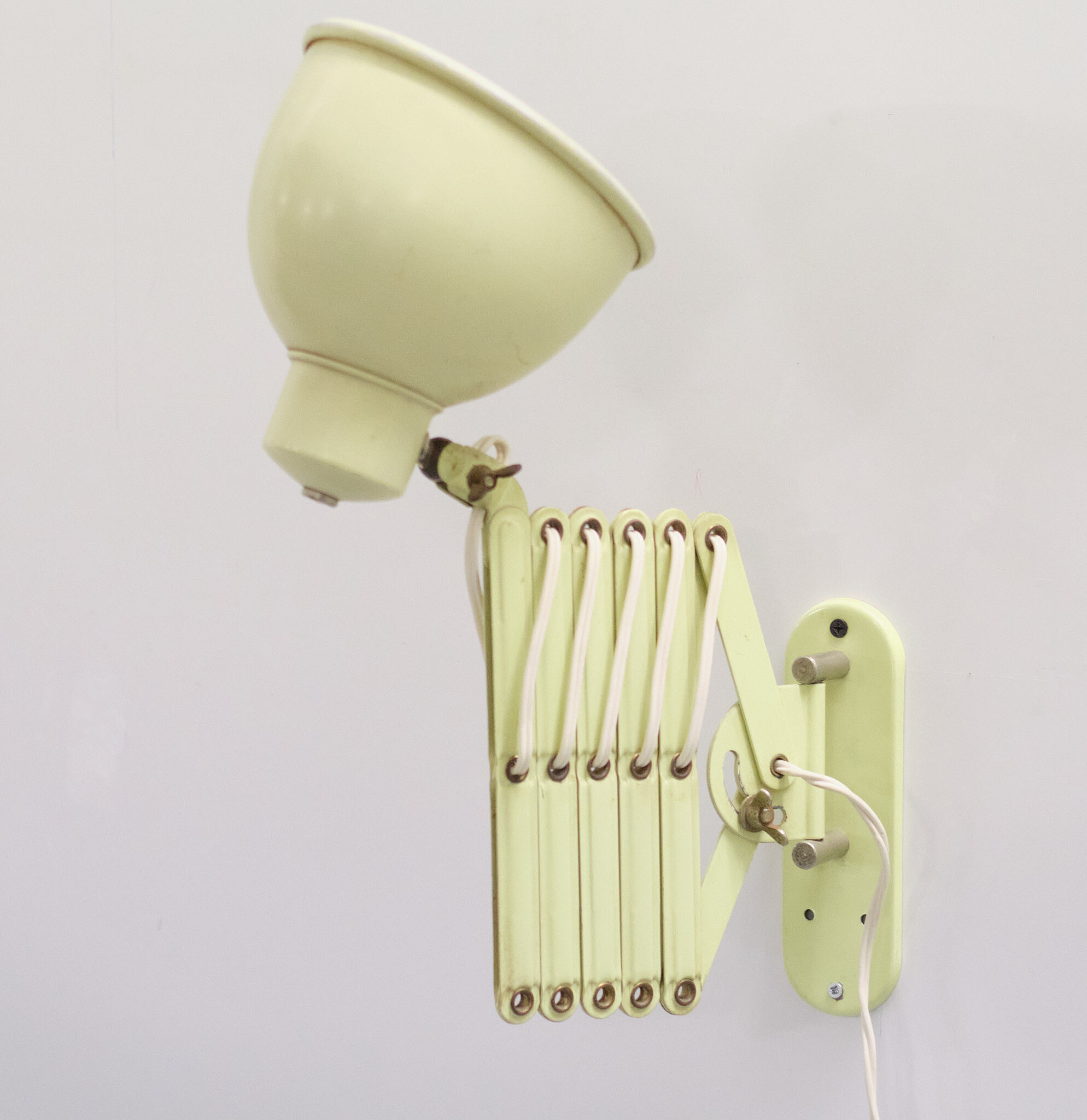 Metal Scissor Wall Lamp 1950s, Dutch