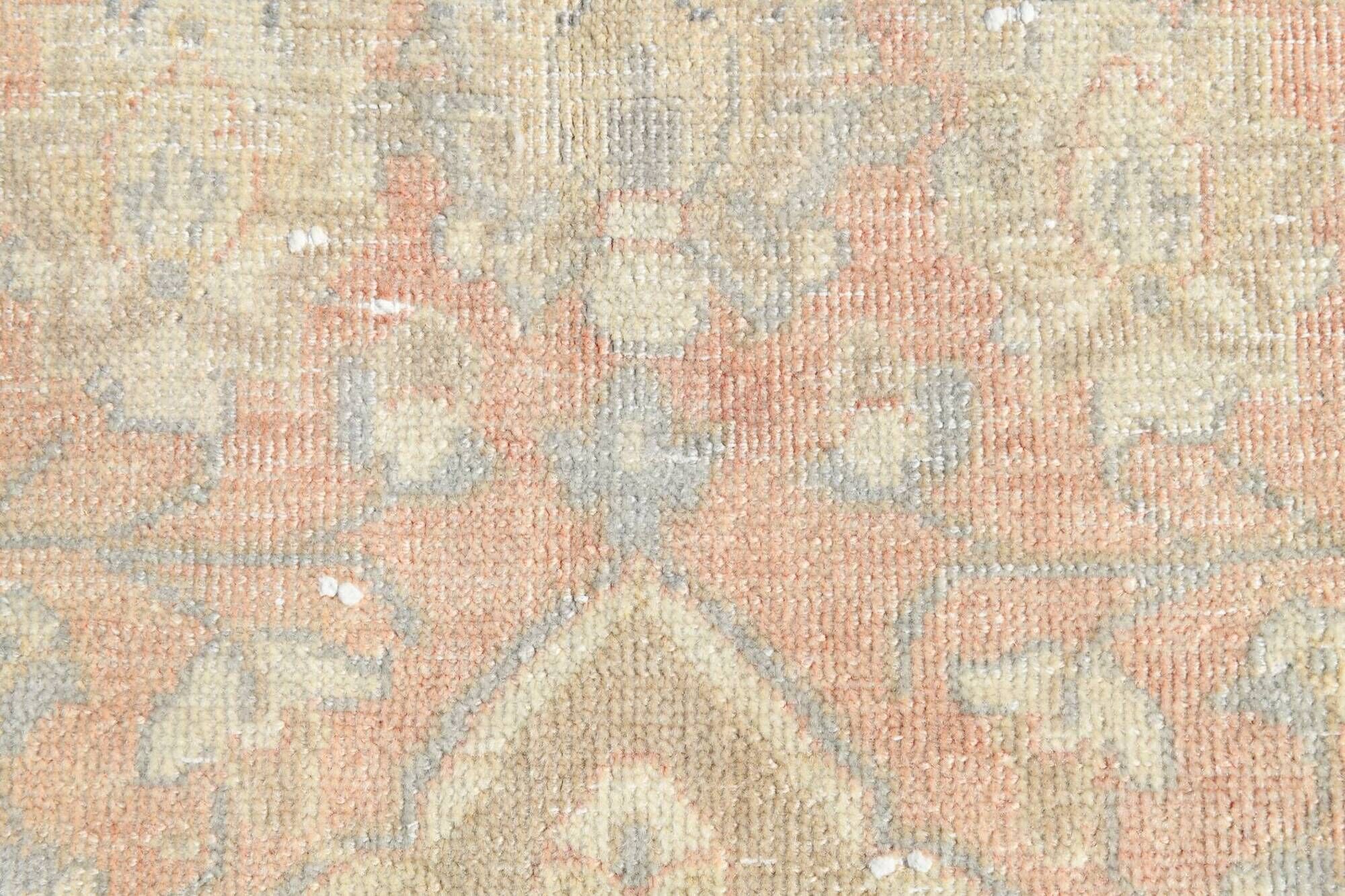 Shades Of Pink Large Vintage Persian Carpet, Hand Knotted Rug, 282x426 Cm