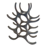 Cast aluminum bottle holder, Mickael NOLL