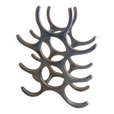 Cast aluminum bottle holder, Mickael NOLL