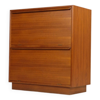 Danish Teak Schuhschrank Highboard G.V. Møbler Vintage 60er Mid-Century