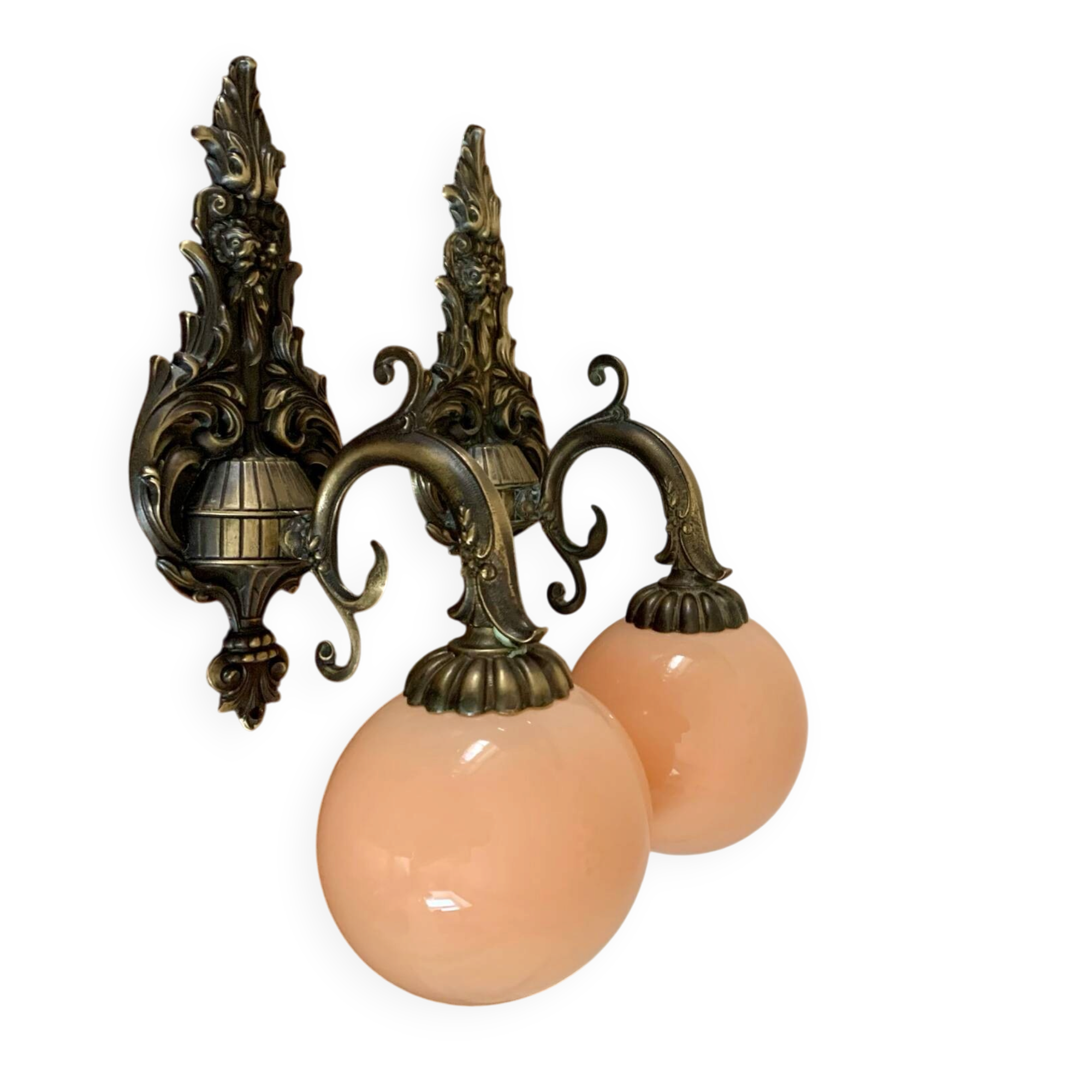 Pair of antique wall sconces