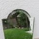 Miroir biseauté, ciselé, Art Deco années 40/50