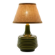 "Héritage 70" lamp in green glazed ceramic