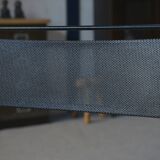 Set of 6 perforated steel chairs, 20th century design