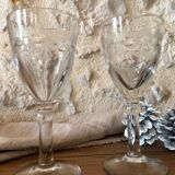 Antique aperitif glasses