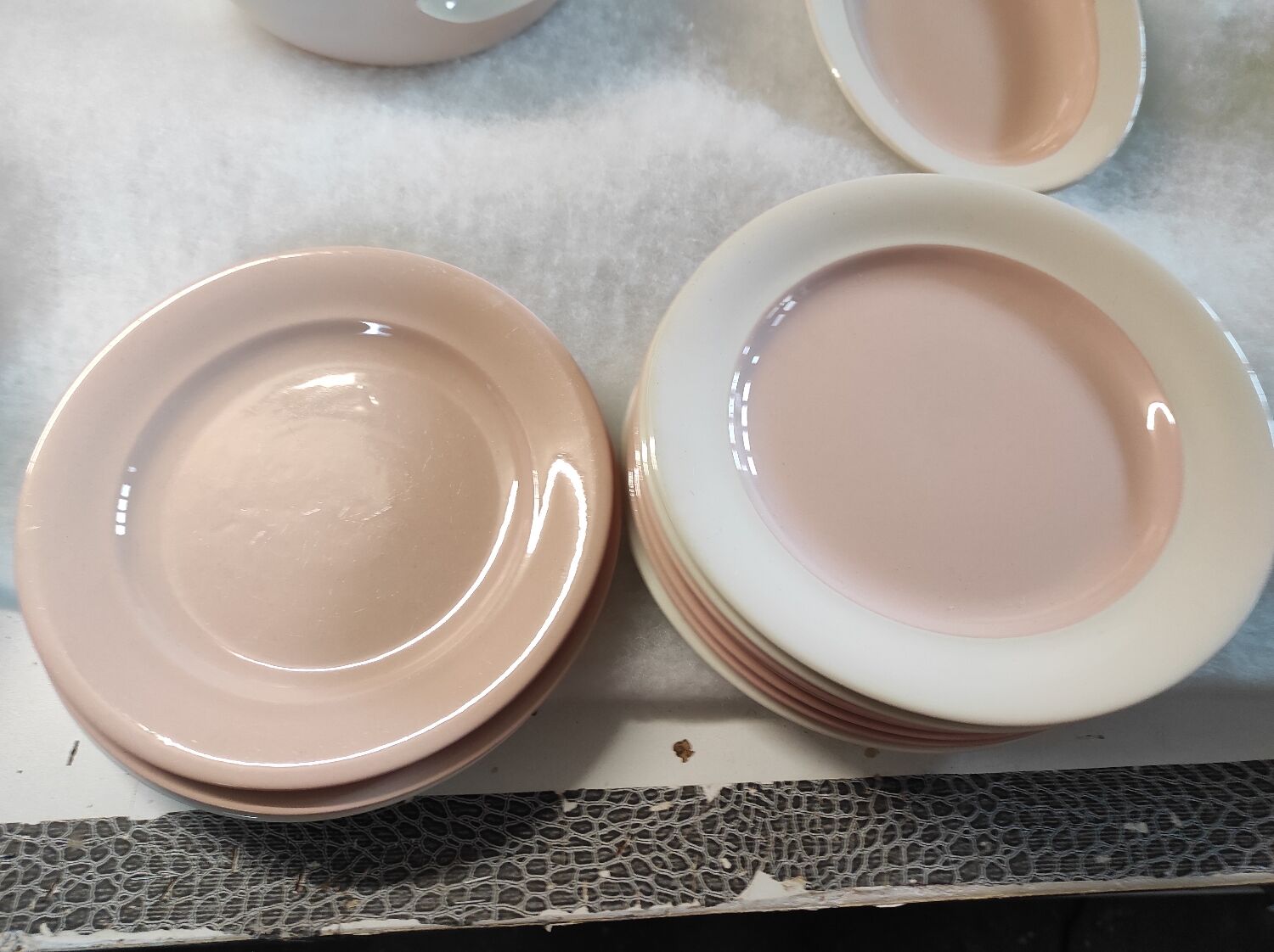 Service rose poudré Villeroy et boch