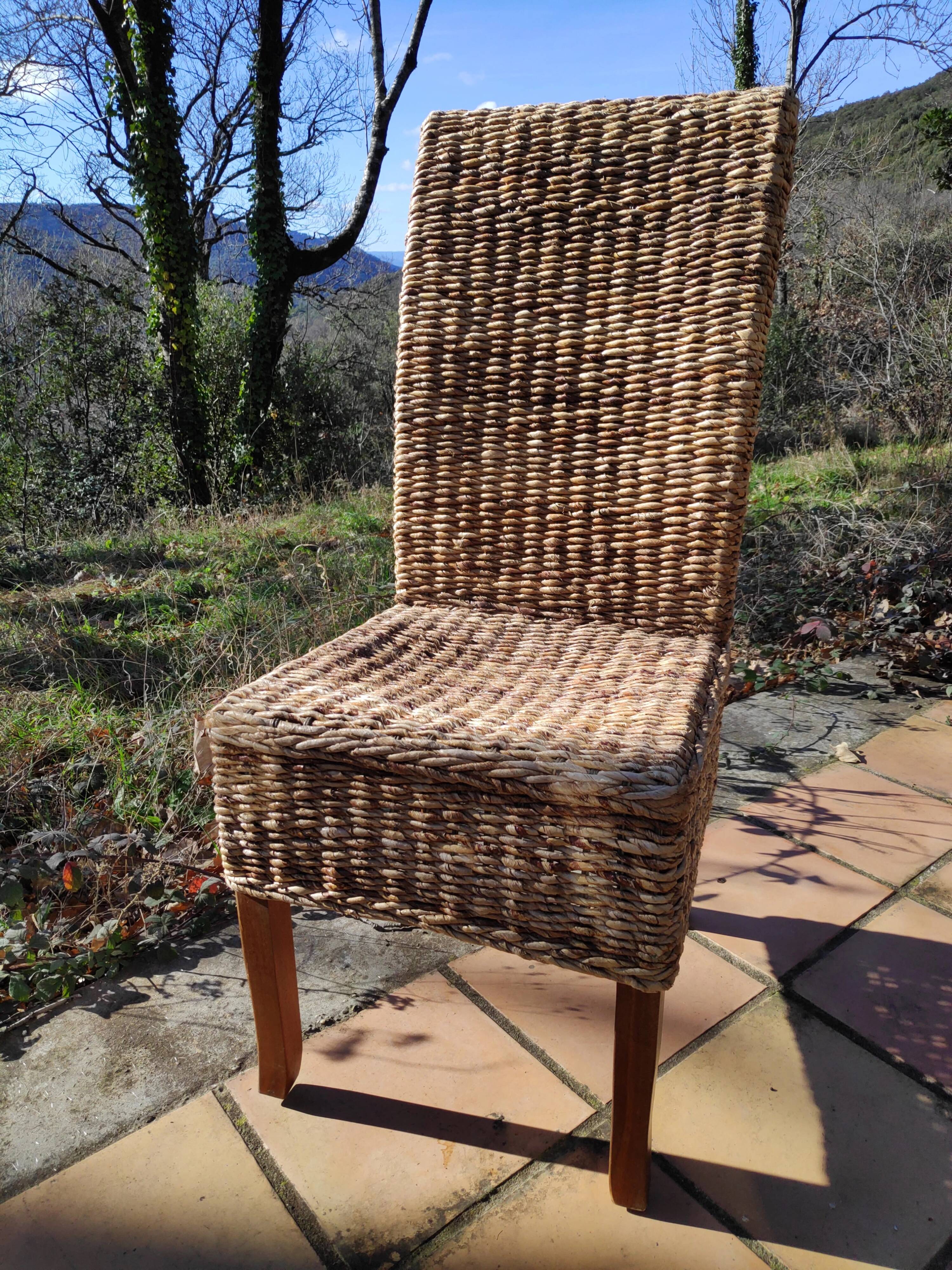 chaise en abaca