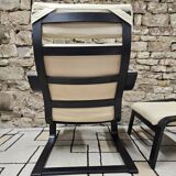 Lounge chair and its leather ottoman