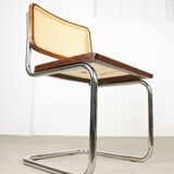 Pair of vintage Cesca B32 brown chairs by Marcel Breuer