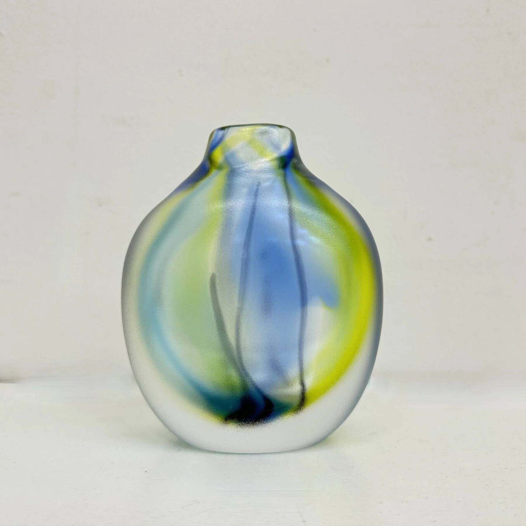 Kosta Boda glass vase Royal Art Collection by Göran Wärff for Kosta Boda Sweden
