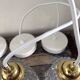 Lot de trois suspensions vintage