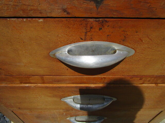 Meuble de travail d'atelier ancien