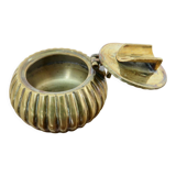 Brass pocket ashtray 60s 70s