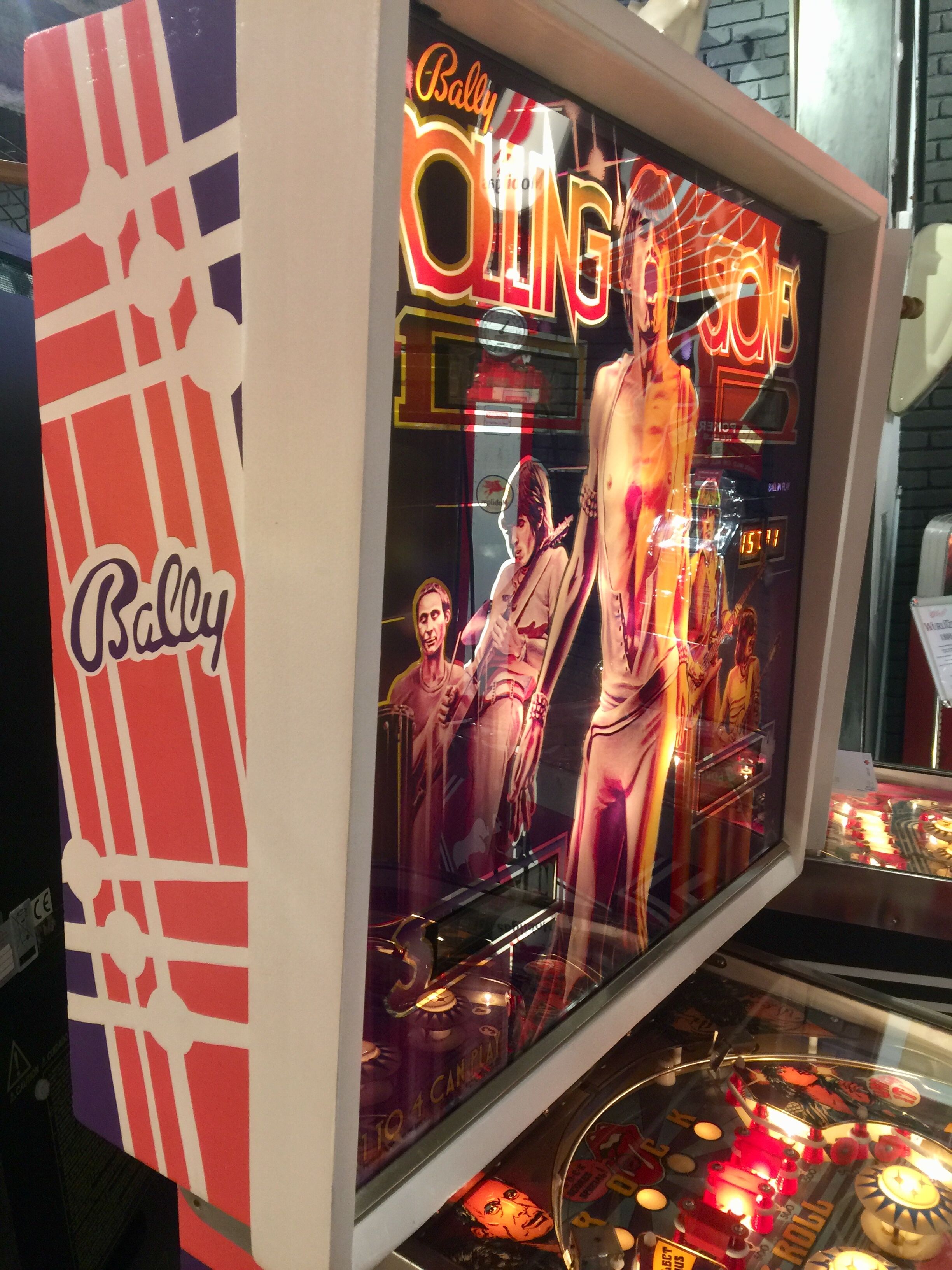 Rolling Stones Bally 1980 Pinball machine
