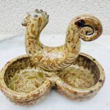 Salt cellar in STONEWARE signed ANDRE BODIN