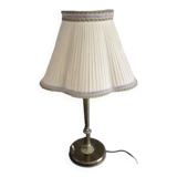Lampe ancienne en métal doré
