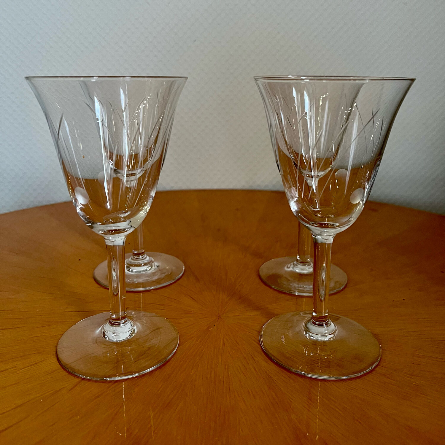 Verres à vin vintage 1960