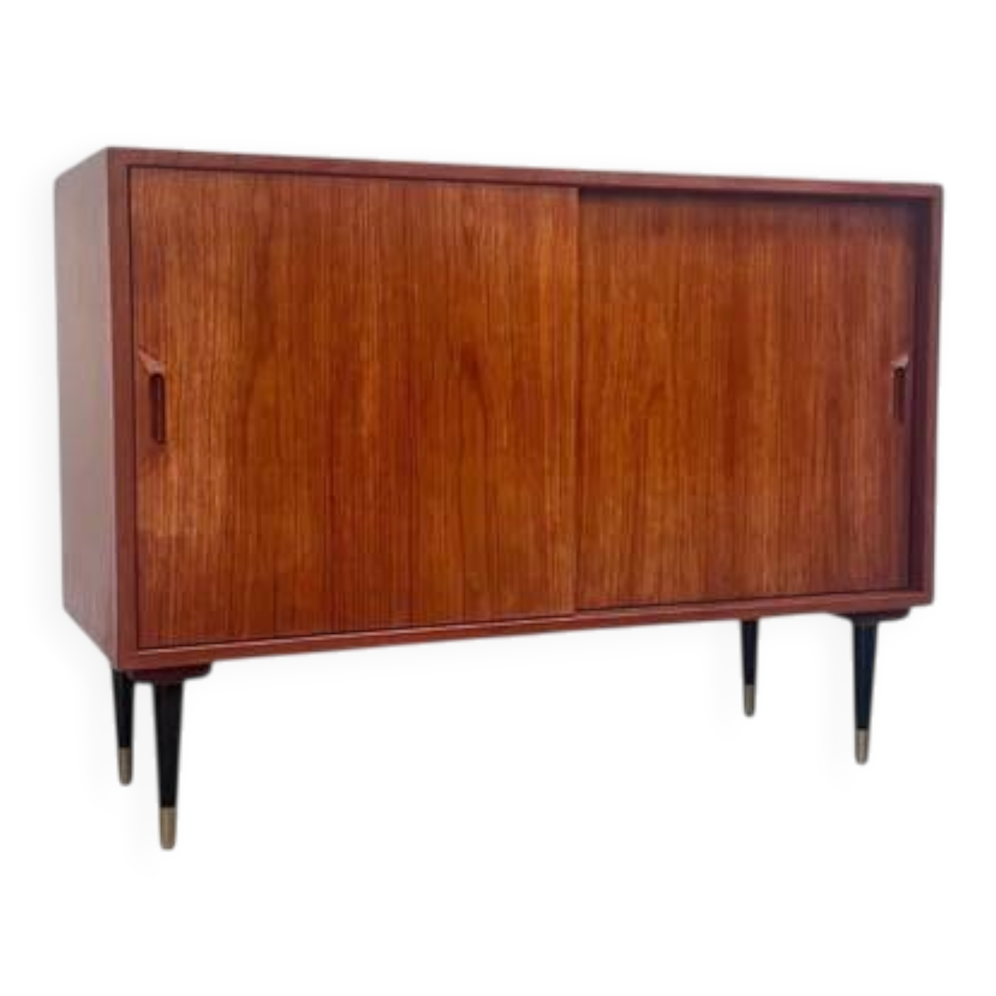 Small teak Danish sideboard by Sven Ellekaer, 1960s