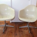 EAMES shell armchair white Herman Miller