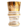 Vase verre et or années 1940