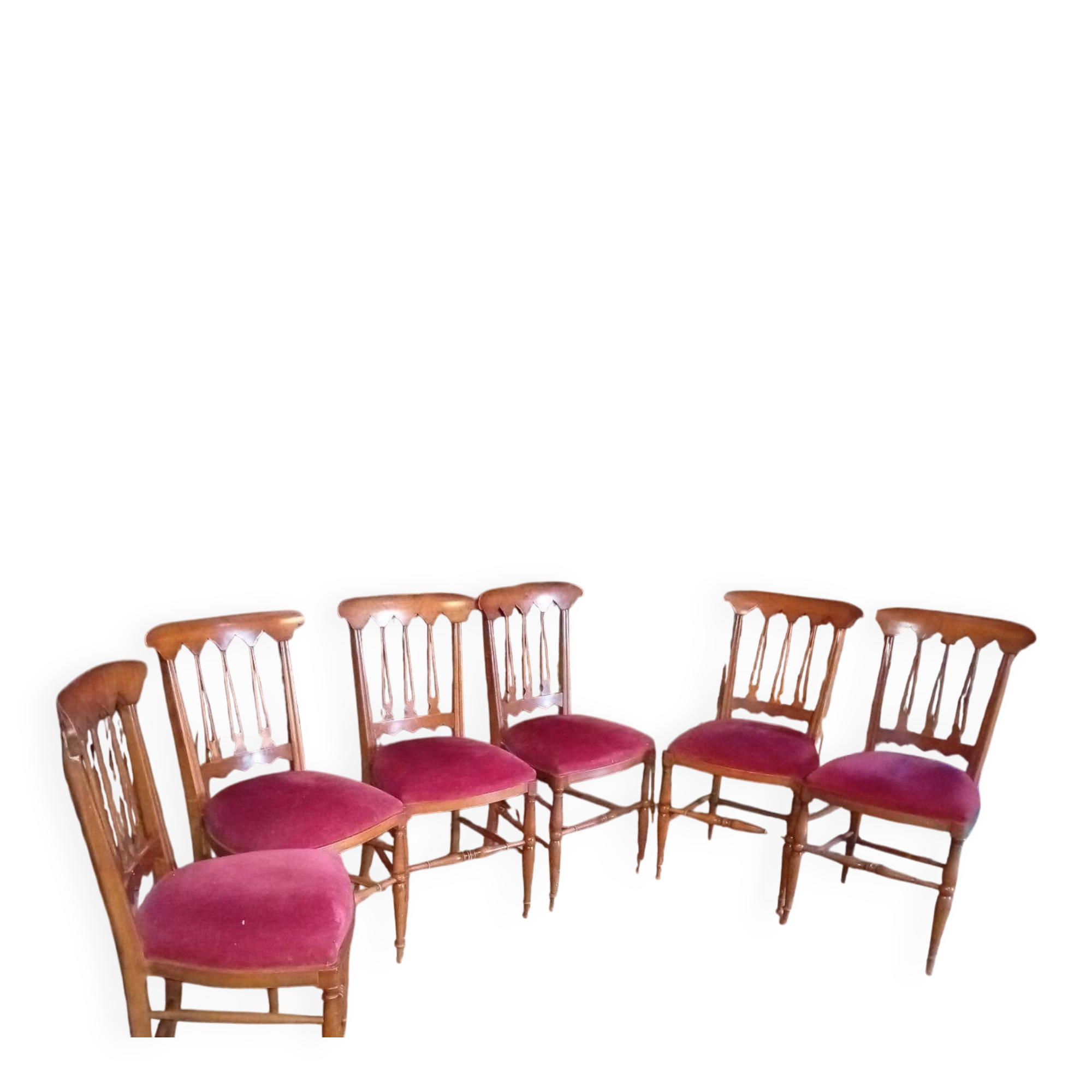 6 chaises fin 19 ème,début 20 ème