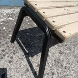 Old industrial school bench