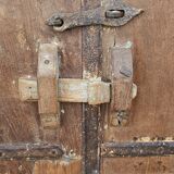 Old wooden tribal window