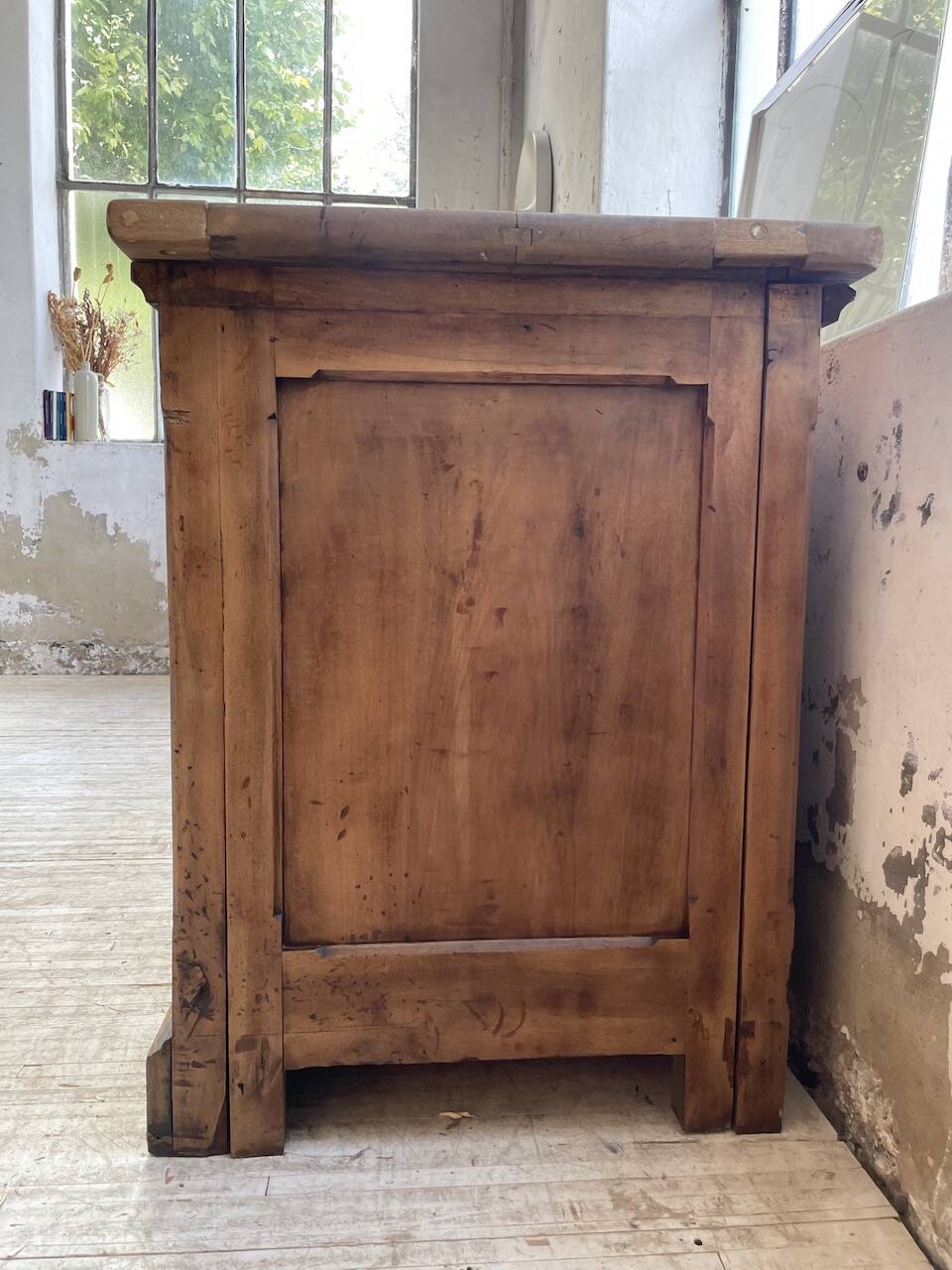 XXL walnut silk loom furniture from the 50s