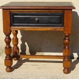Small rustic bedside table