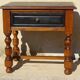 Small rustic bedside table