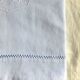 Drap Ancien En Lin Et Coton Bleu Azur