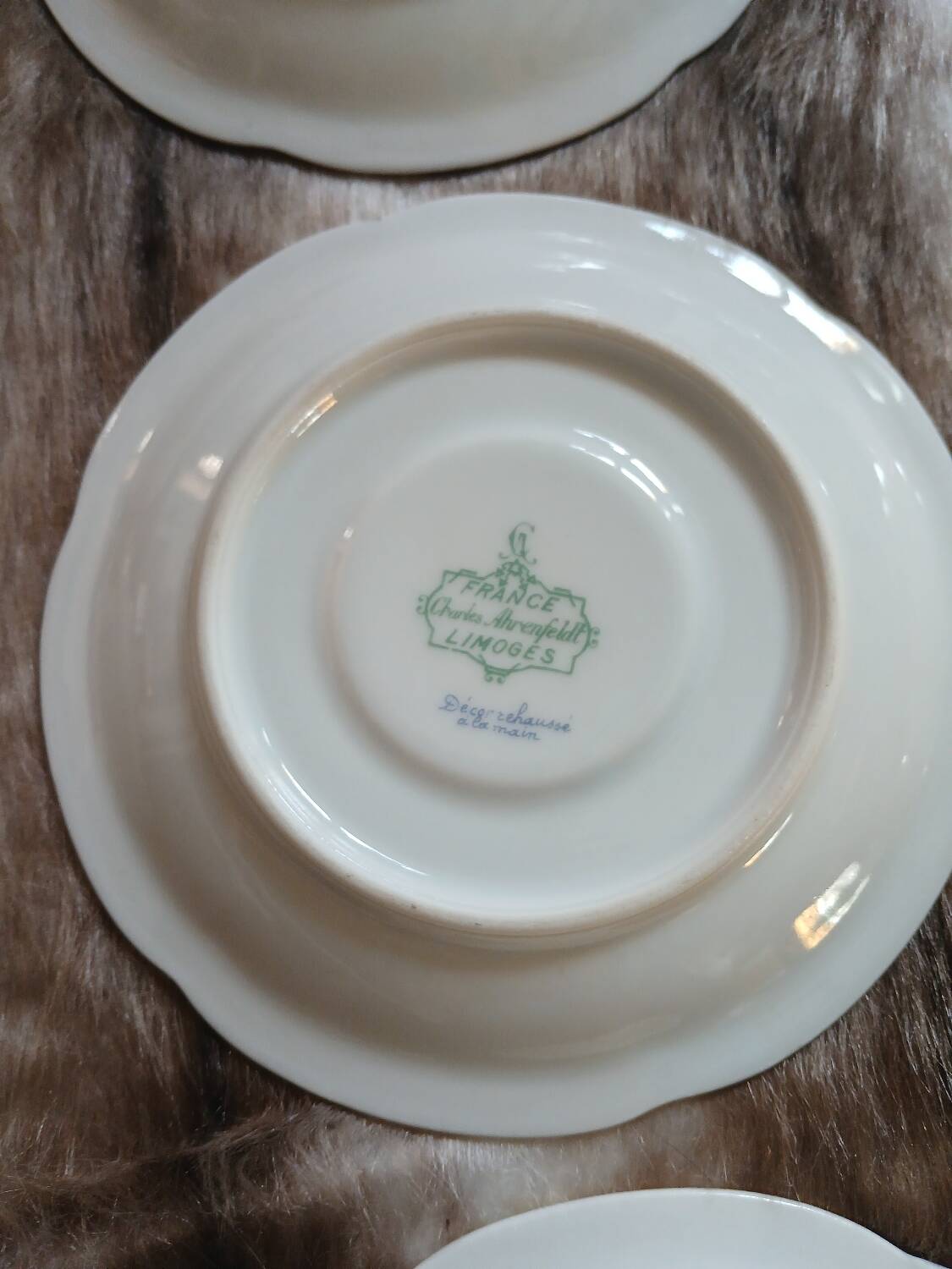 Antique fine porcelain tea set