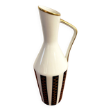 Volkstedt 1762 GDR Echt Kobalt Vase with Handle, East-German Vintage Porcelain