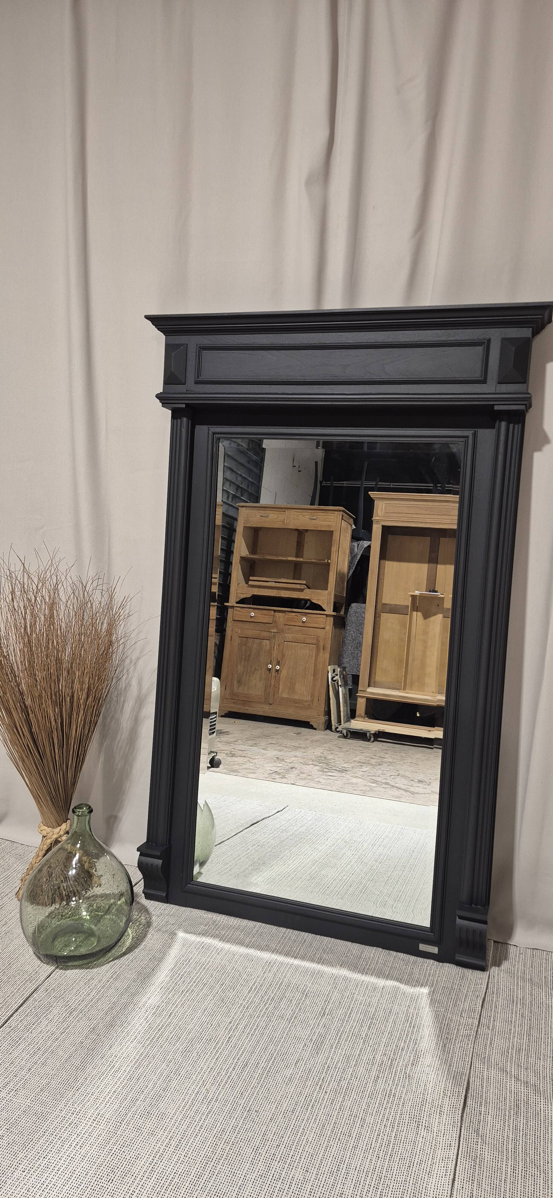 Antique bevelled mirror