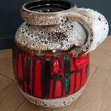 Vase West Germany fat lava 70