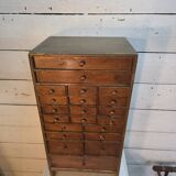 Watchmaker's workshop cabinet with drawers
