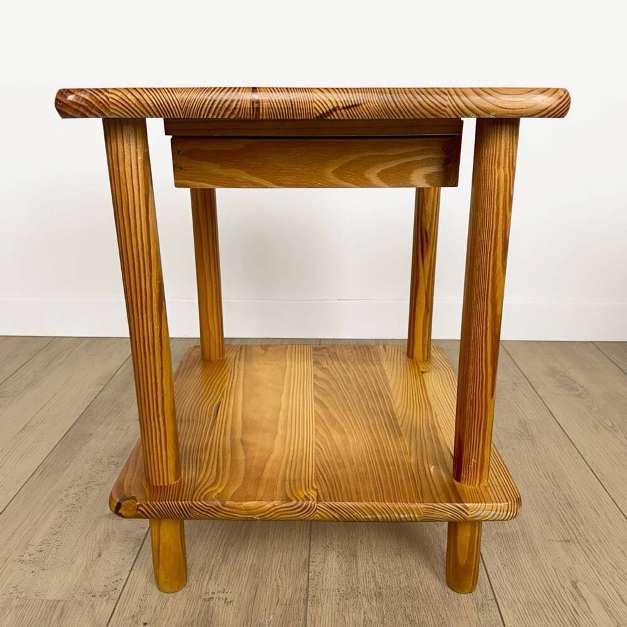 Scandinavian bedside table in pine from the 1980s.