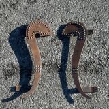 Brutalist pair of handles