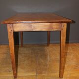 Elm bistro table late XIX