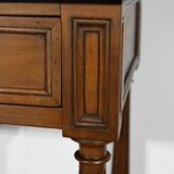 Table console en merisier, style Louis XVI, fin XIXème