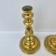 Pair of brass candlesticks in Louis Philippe style