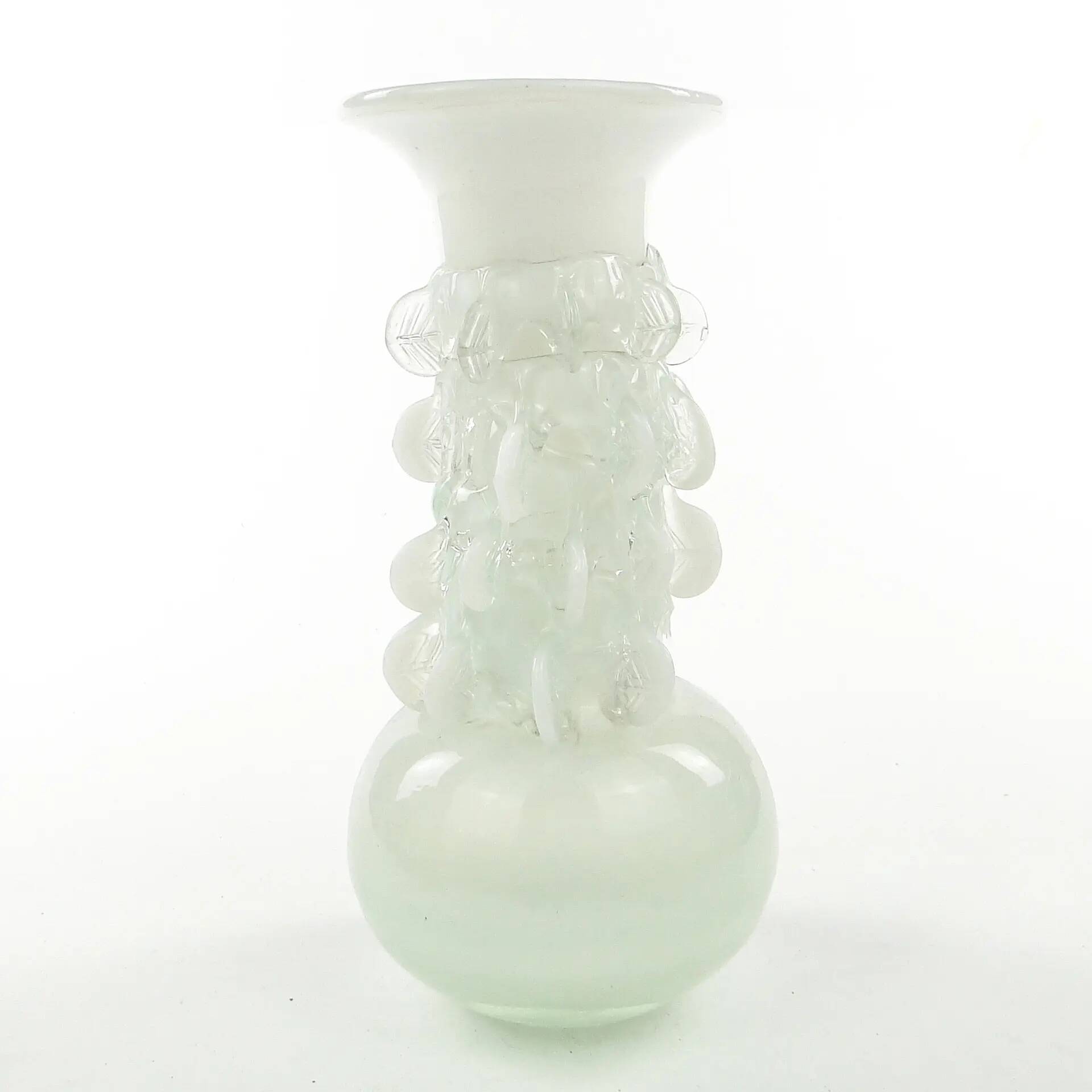Bride vase, modernism, glass, designed by J. Słuczan-Orkusz, Poland, 1970s