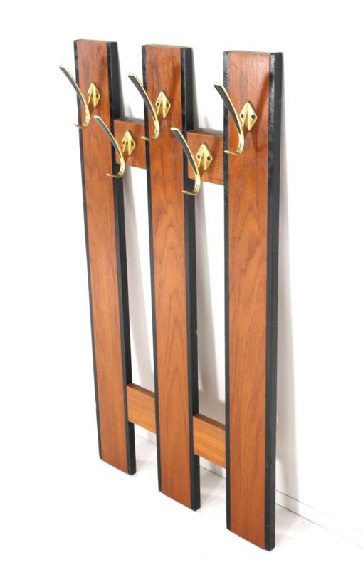 Wall coat rack 'Erika' - mid century modern - vintage
