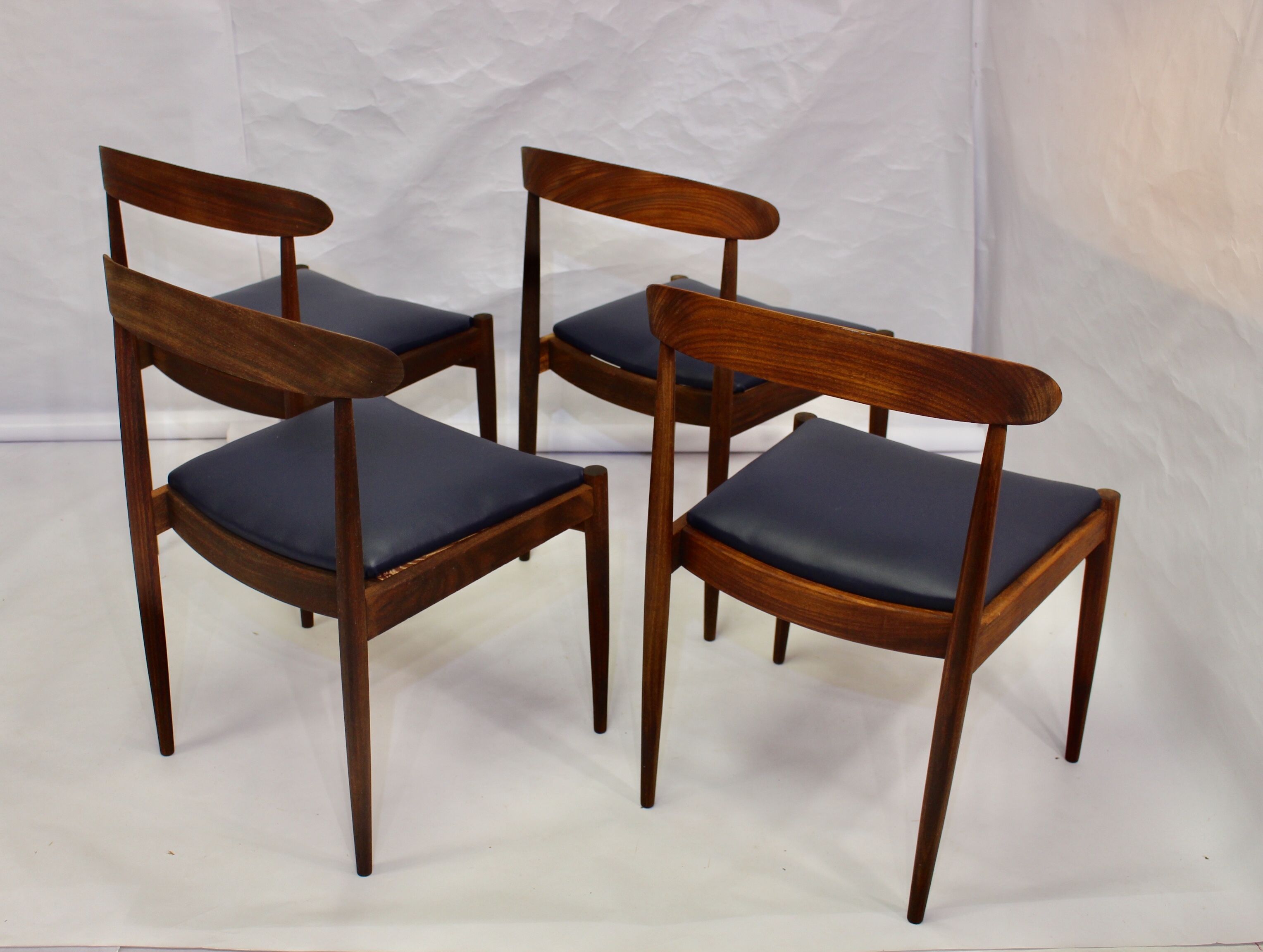 4-Pack Scandinavian chairs 1960